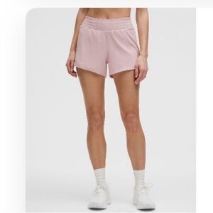Lululemon Hotty Hot 4” Pink Gaze athletic shorts